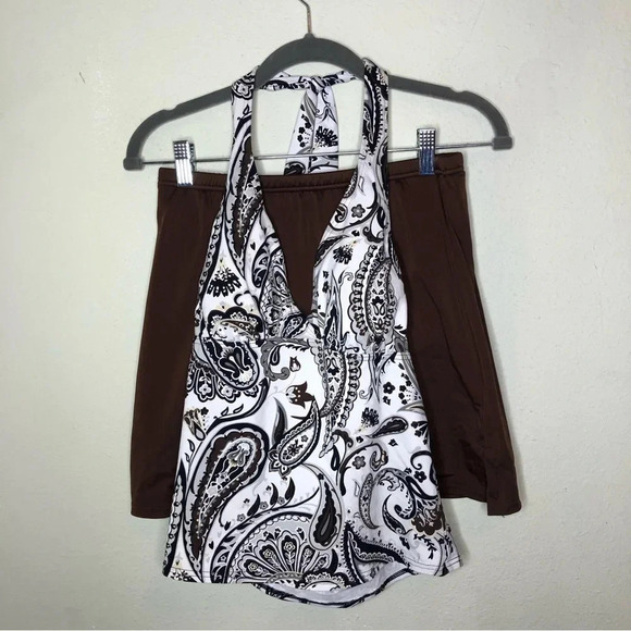 Lands' End Tankini and Swim Skirt Set Size 4 - Picture 1 of 10